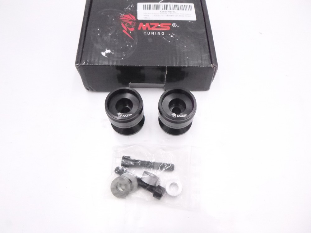 MZS 8MM Swingarm Spools Sliders Stand Universal Black