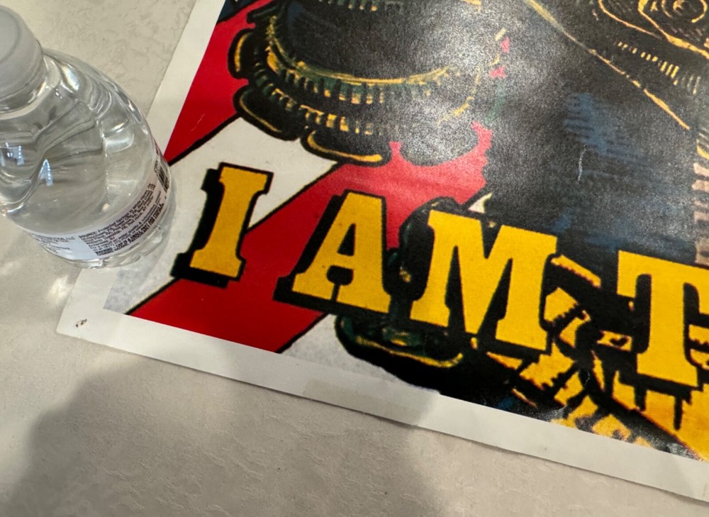 ANTHRAX I AM THE LAW POSTER ORIGINAL