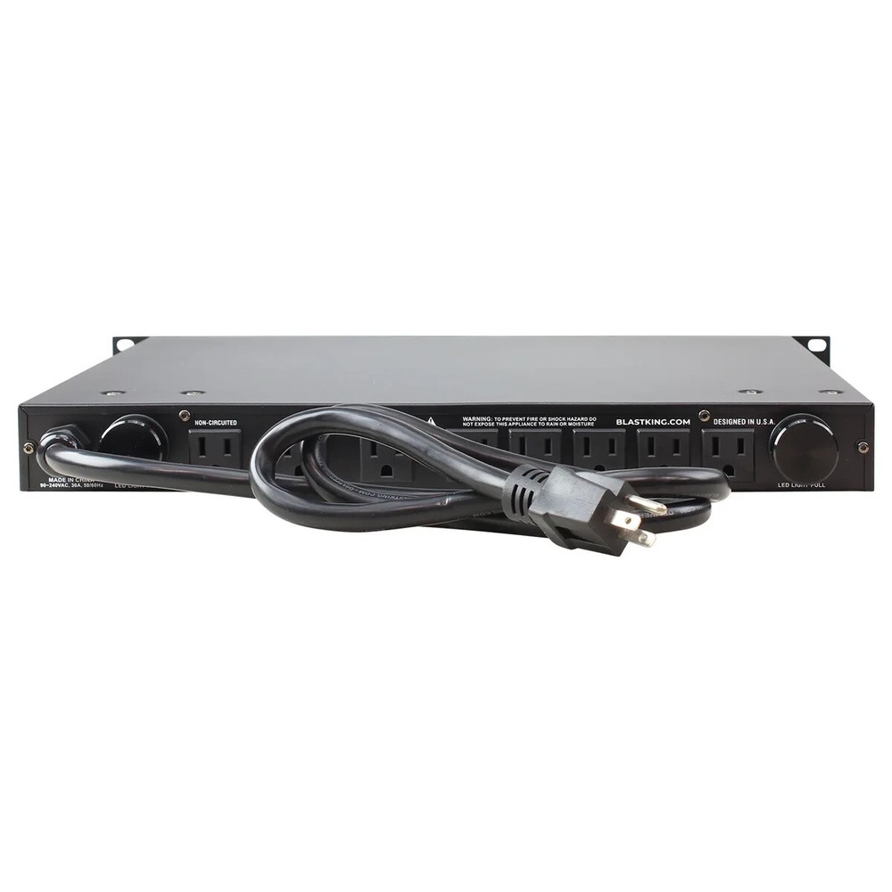 Blastking PC904-AV3 30 Amp Power Conditioner LED indicator Front and back lights