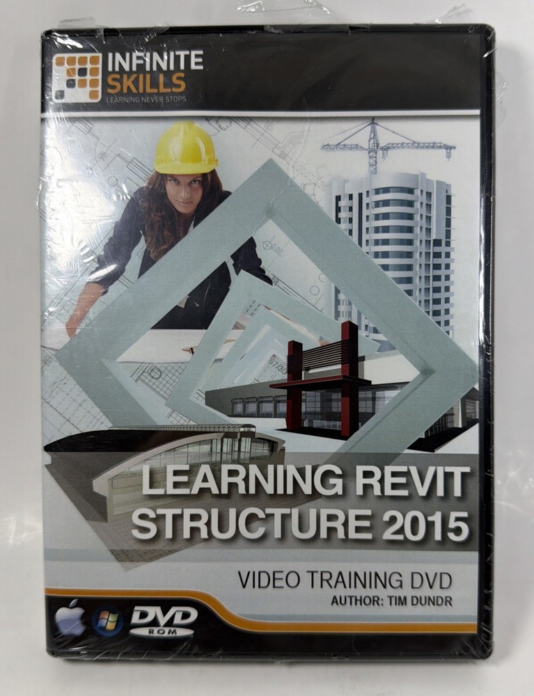 Infinite Skills DVD - Learning Revit Structure 2015 - New