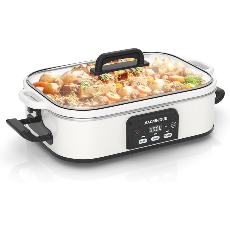 Oven Safe Casserole Slow Cooker Digital Programmable 4 Quart Dishwasher Safe New