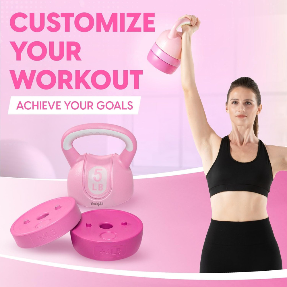 Adjustable Kettlebell Set for Strength Training - Versatile Weight Options