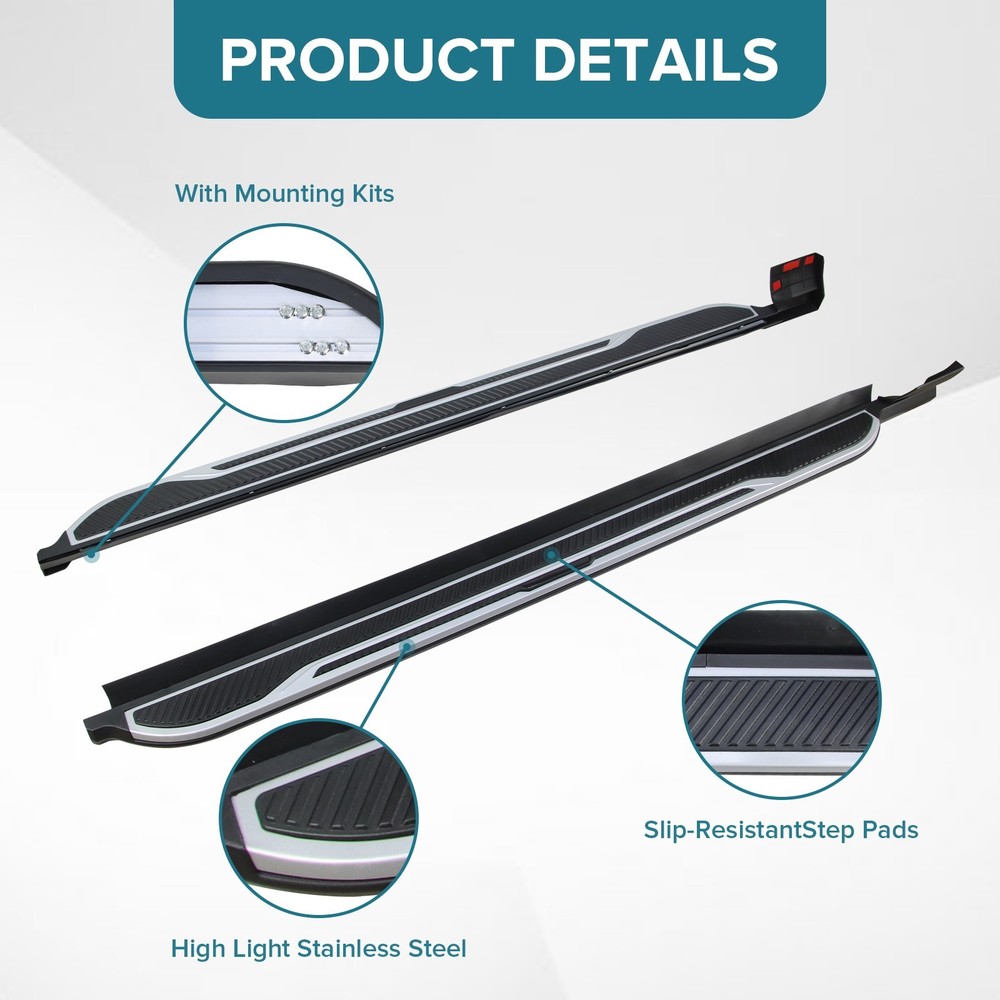 Running Boards Side Steps For 2020-2025 Ford Explorer Side Step Nerf Bars