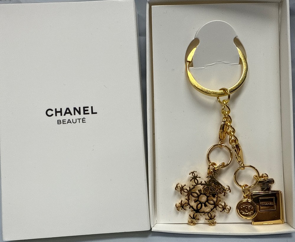Gold Key Chain  Limited Chanel