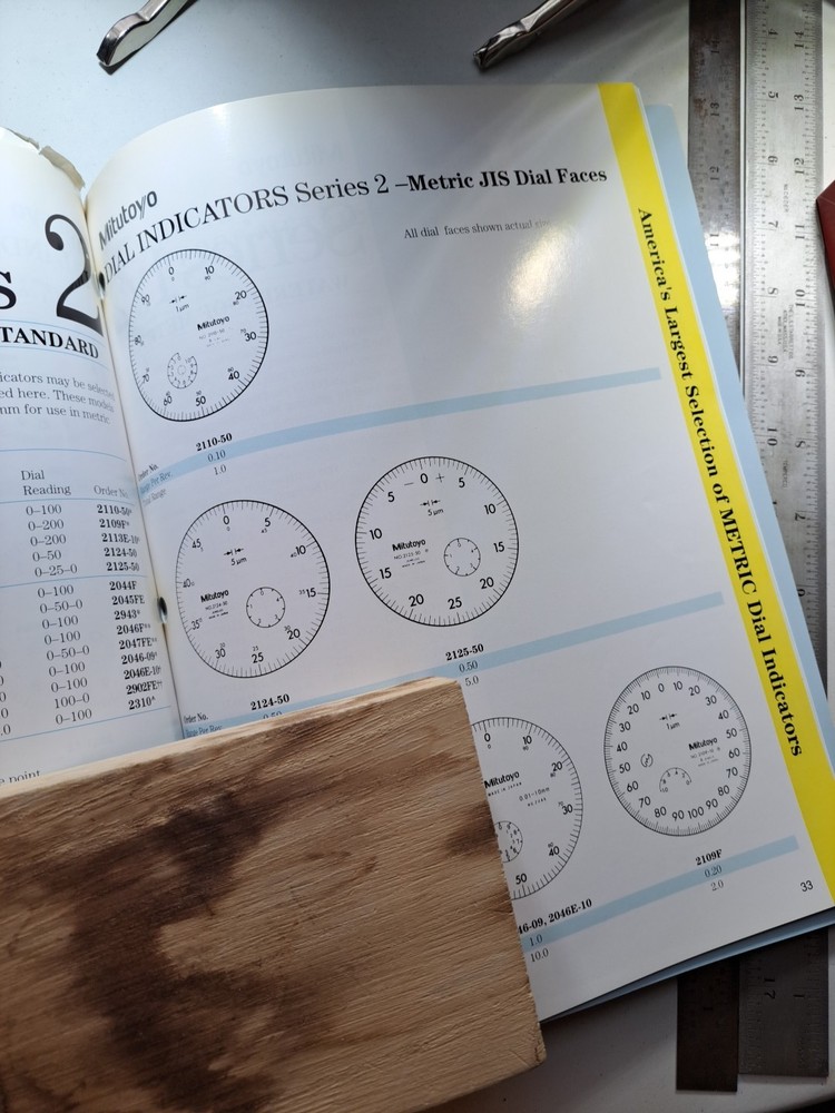 Mitutoyo Dial Indicators Catalog & Tool Training Binder Technical Info