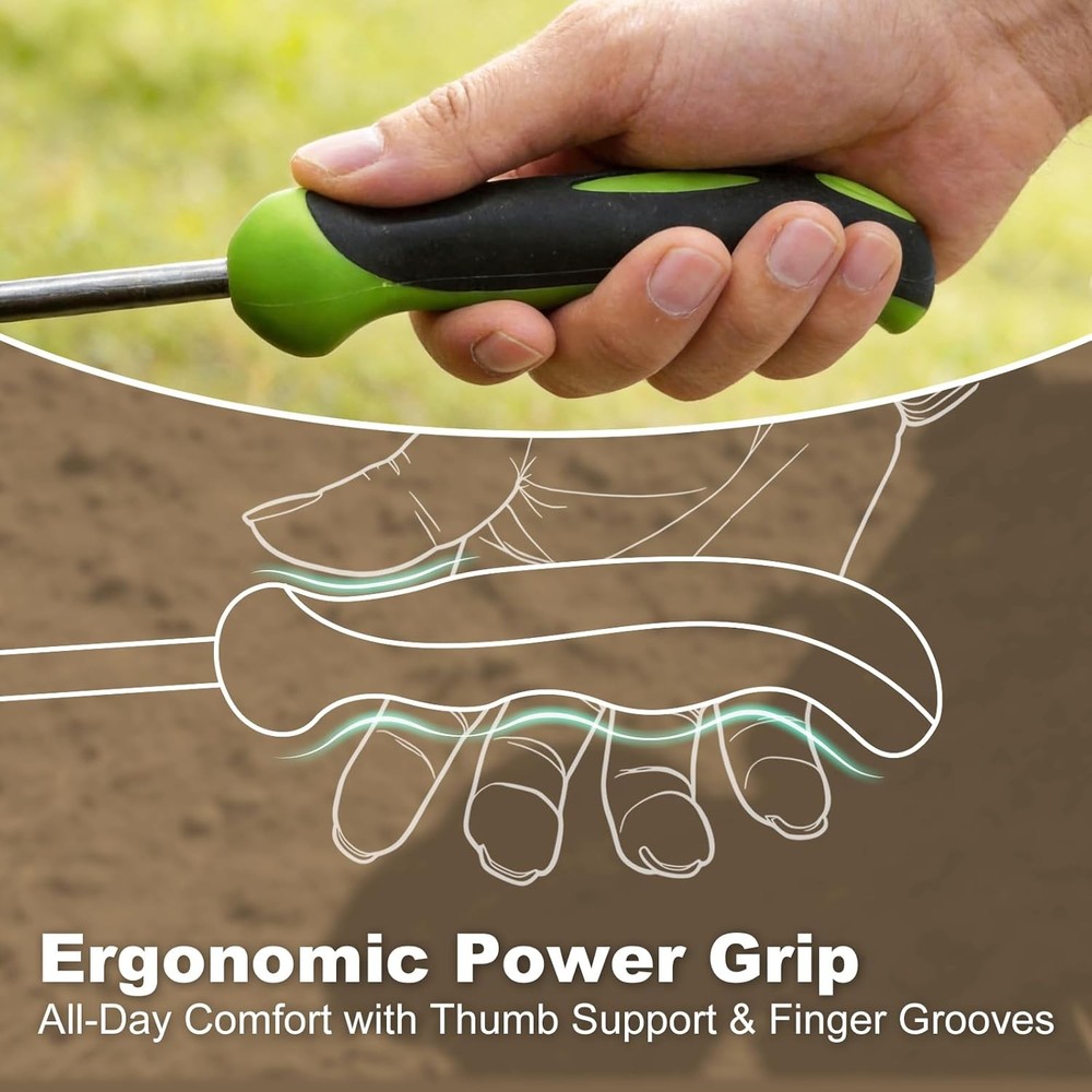 Hand Weeder Puller Tool, Heavy-Duty Stainless Steel Root Removal Tool