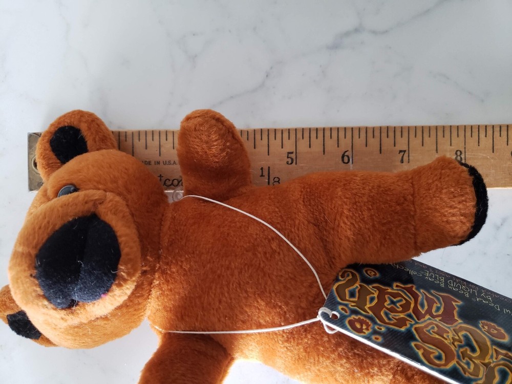 Vintage Liquid Blue ~ Grateful Dead Bean Bear Blues Man