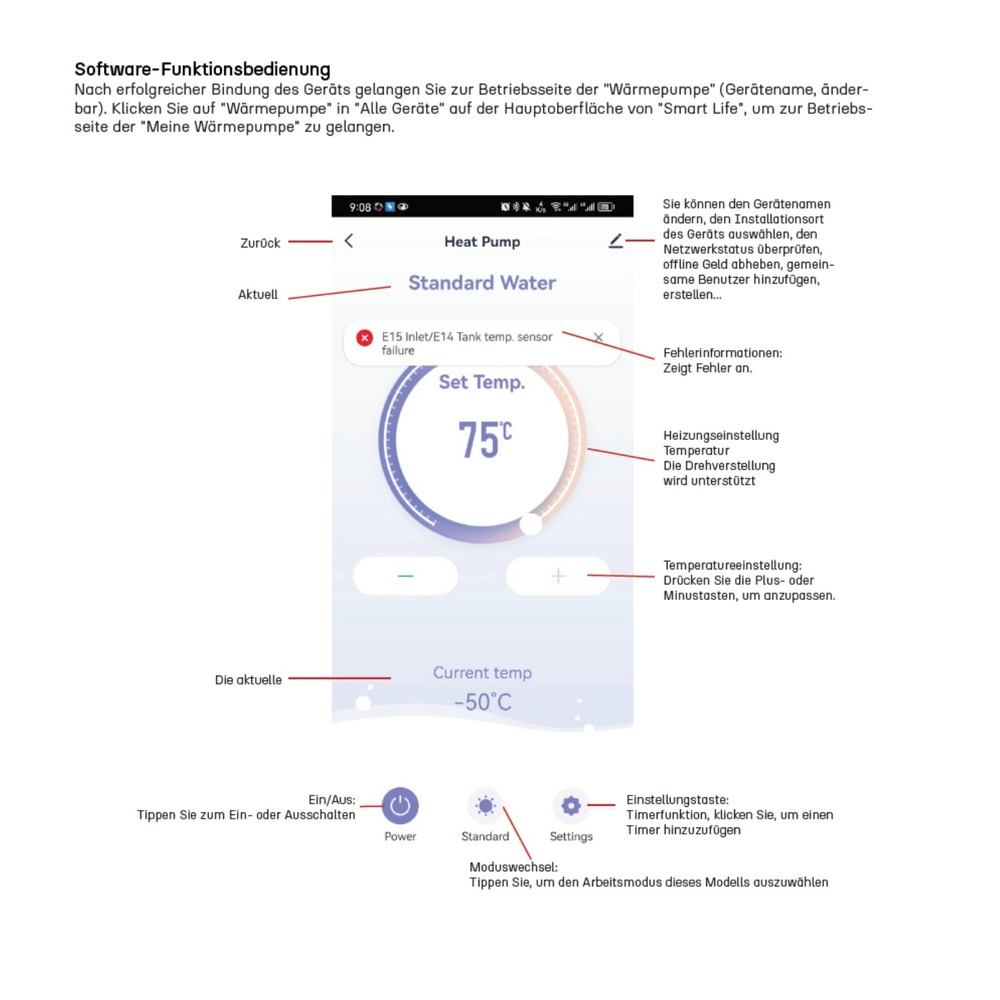 Heating Pump Process Water Environ 2705.1oz A+ Drinking Warm Aquaboost