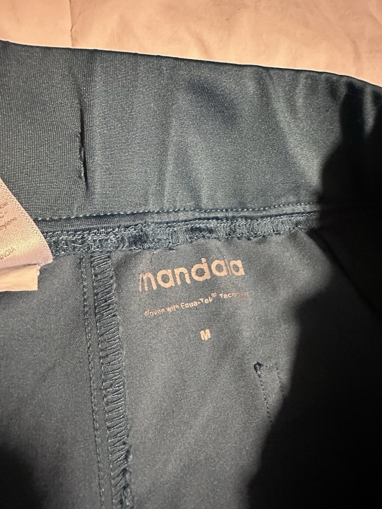 Mandala Scrubs Top and Bottom Pants Set Medium M Blue