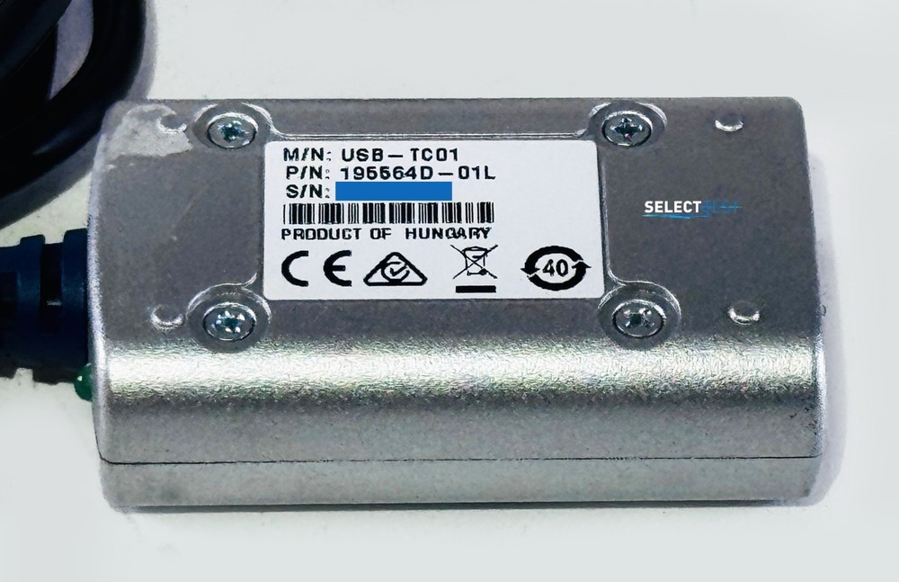 NATIONAL INSTRUMENTS (NI) USB-TC01 THERMOCOUPLE TEMPERATURE INPUT DEVICE (REF N)