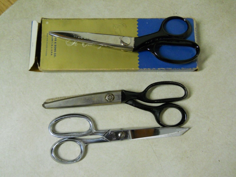 x3 Sewing Scissors Pinking Shears WISS Kleencut Leeds