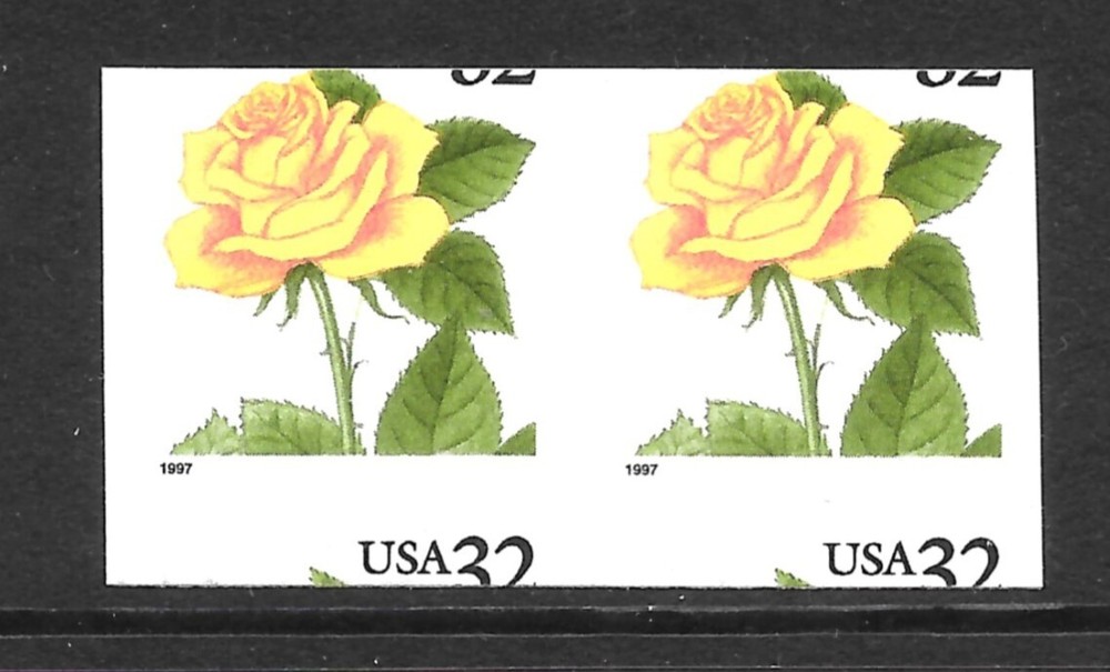 IMPERFORATE ERROR Coil Pair Scott #3054a--MISCUT!!--2024 Scott Cat $85 For Norm