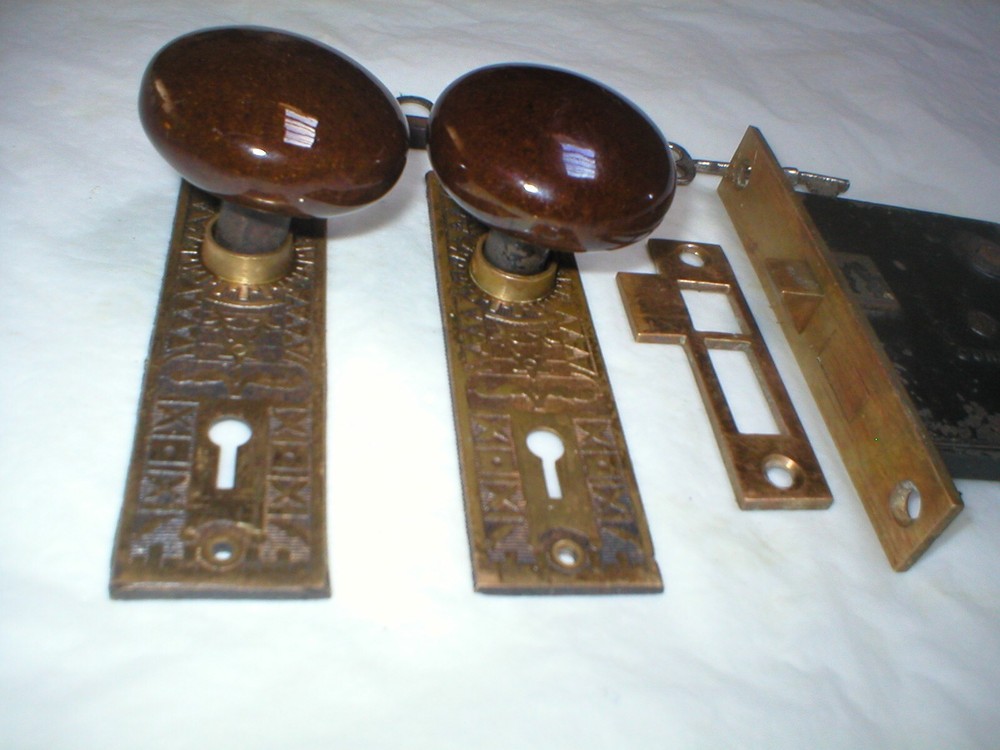 Antique Victorian Era Door Hardware
