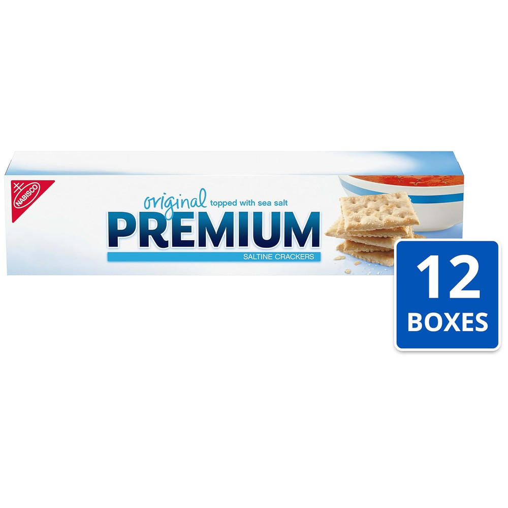 Original Saltine Crackers, Lunch Snacks, Bulk Snacks, 12 - 4 Oz Boxes