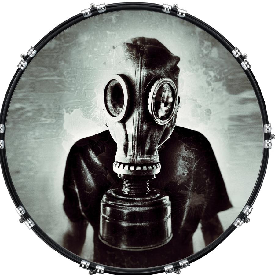 20" Custom Bass Kick Drum Front Head Graphic Graphical Prepared 1