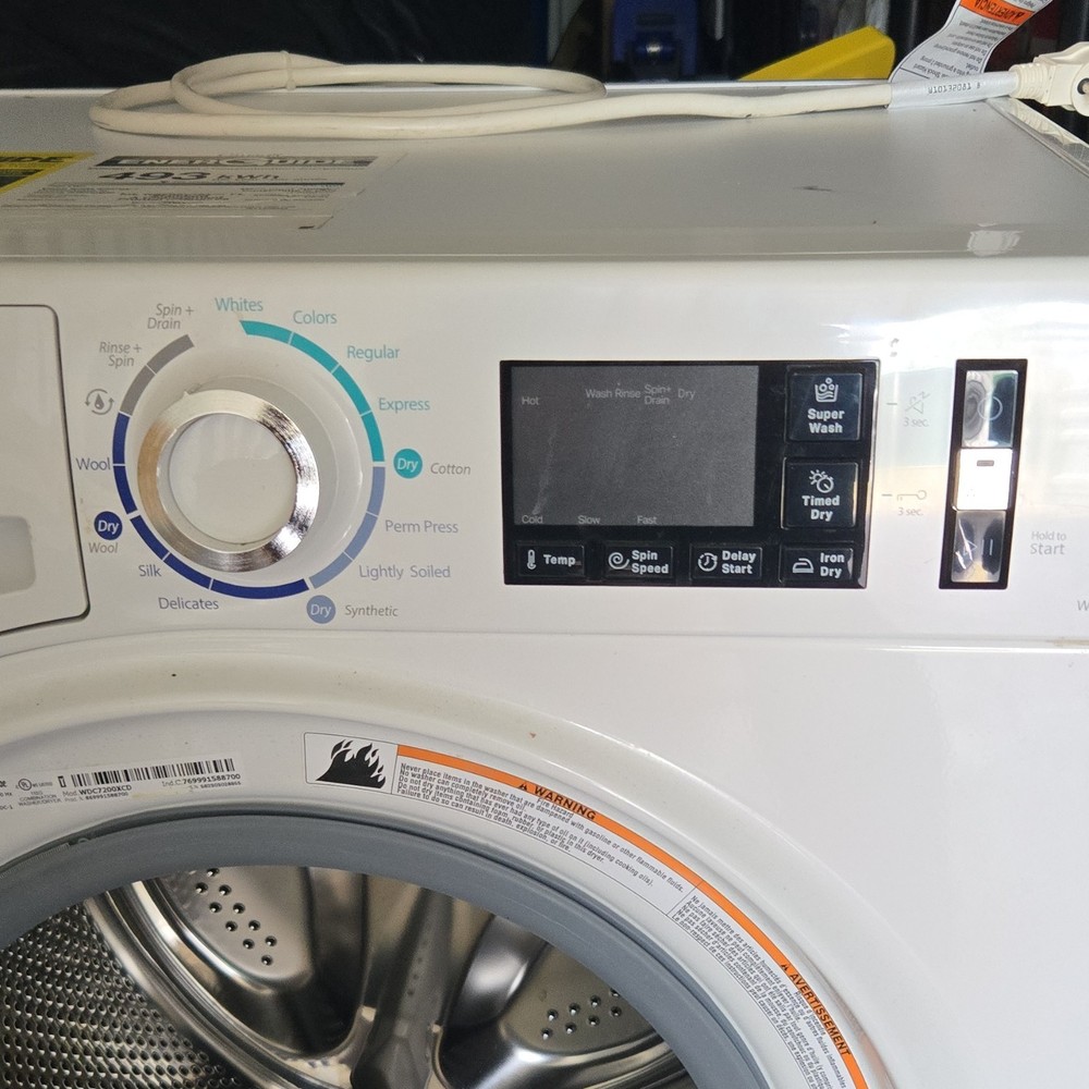 Splendide WDC7200XCD Front-Loading Electric Washer Dryer Combo White