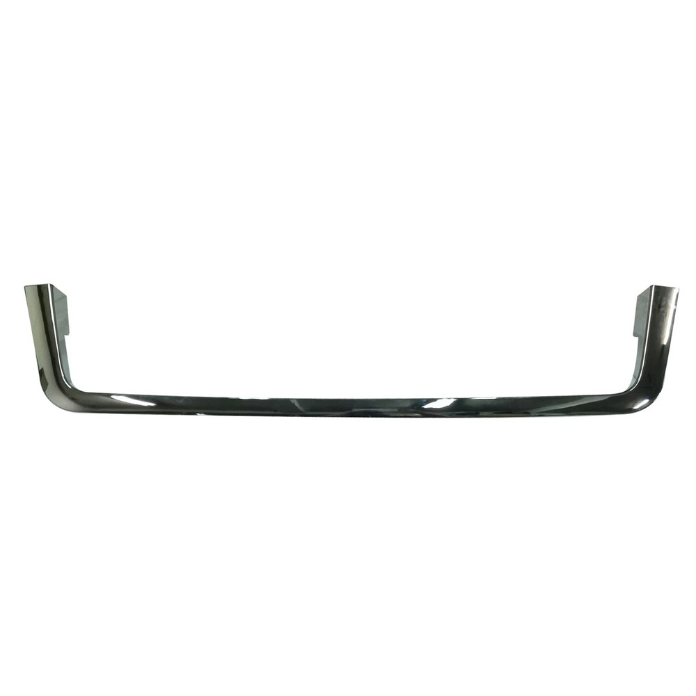 FRONT BUMPER TRIM; CHROME; MADE OF PLASTIC
