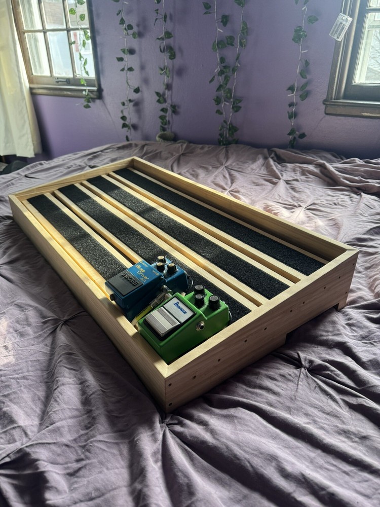 Pedal Board Handmade Bamboo