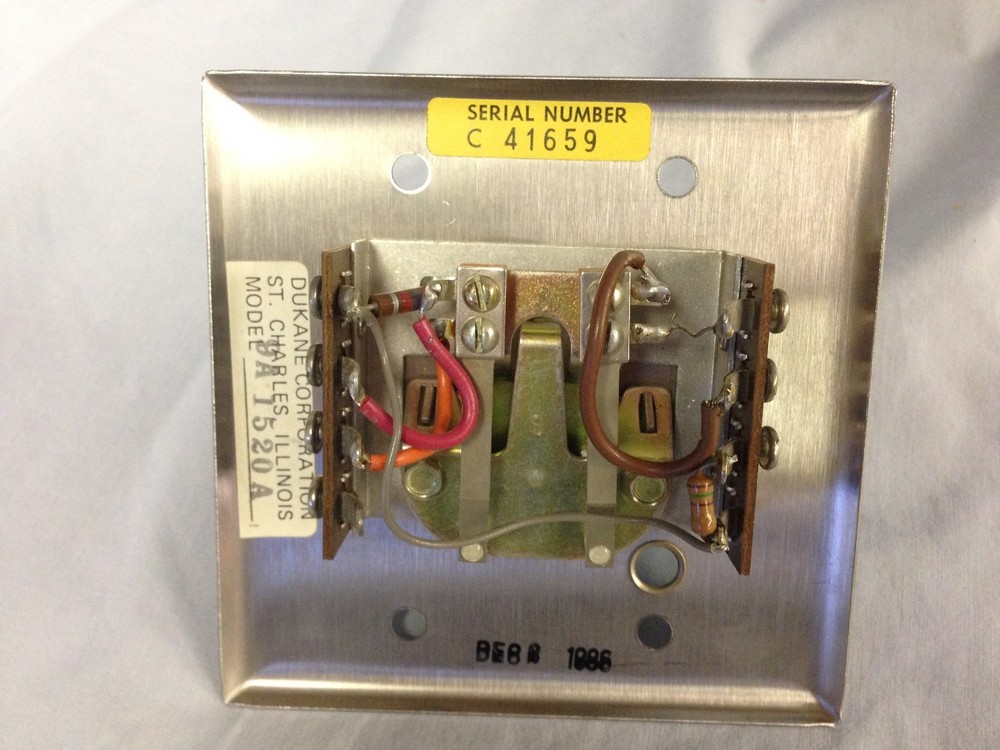 Dukane 9A1520A Wallplate and Hookswitch Assembly