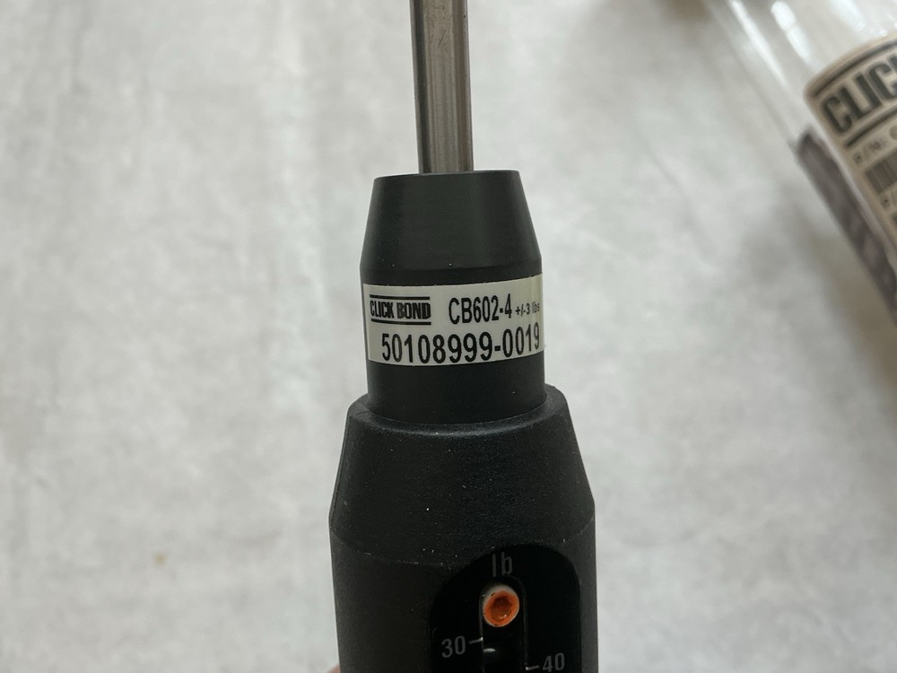 Click bond CB602-4 Nutplate Pushoff Strength Tester