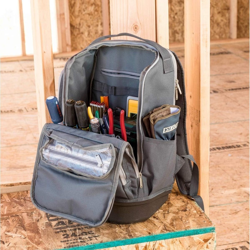 Estwing 20-Inch Hard Bottom Tool Backpack (94759)