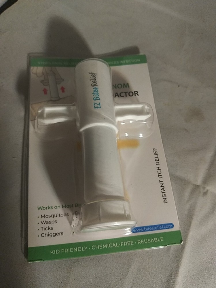 EZ Bites Relief Itch Relief Suction Tool Vacuum Venom Extractor