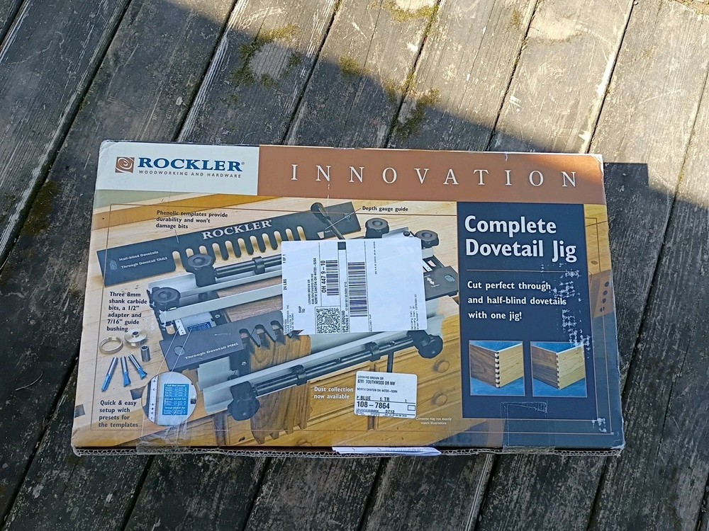Rockler innovation Complete Dove Tail Jig