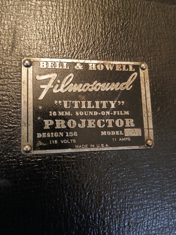 Bell & Howell 16mm Filmosound 156A Projector Model A UNTESTED AS IS