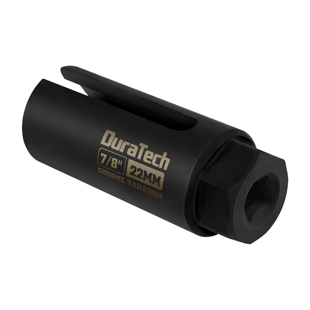 22mm O2 Oxygen Sensor Socket 3/8 Drive DURATECH 7/822mm Remover Tool Steel Side
