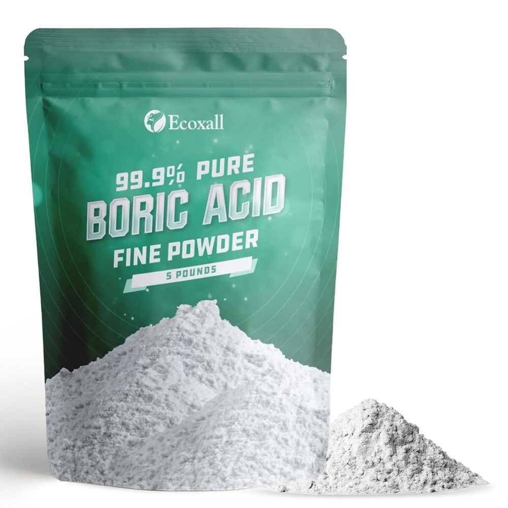 Boric Acid Fine Powder - 5 Pound - 99.9% Pure - Highly Effective...