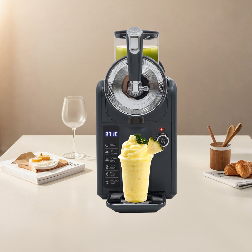 Frozen Drink Machine,shaved Ince Machine With Self-cleaning Function  Grey US！