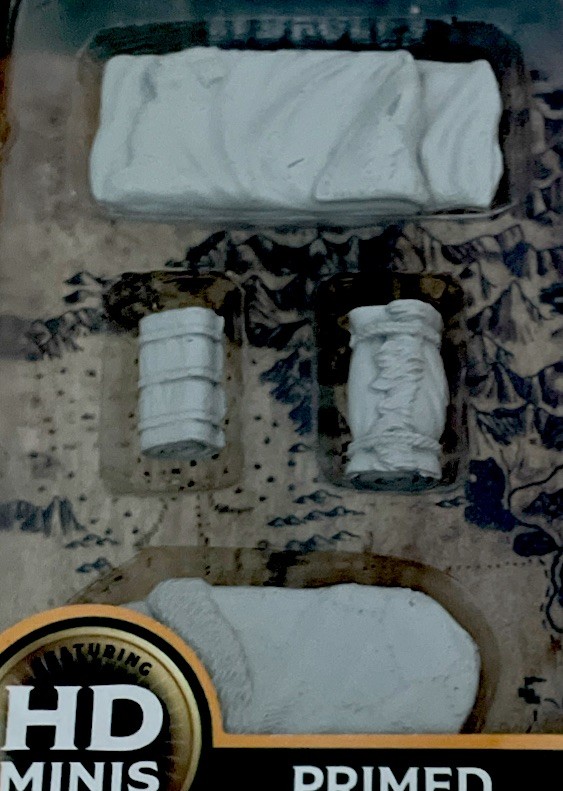 Bedrolls Wizkids Deep Cuts Miniatures Primed Unpainted New!