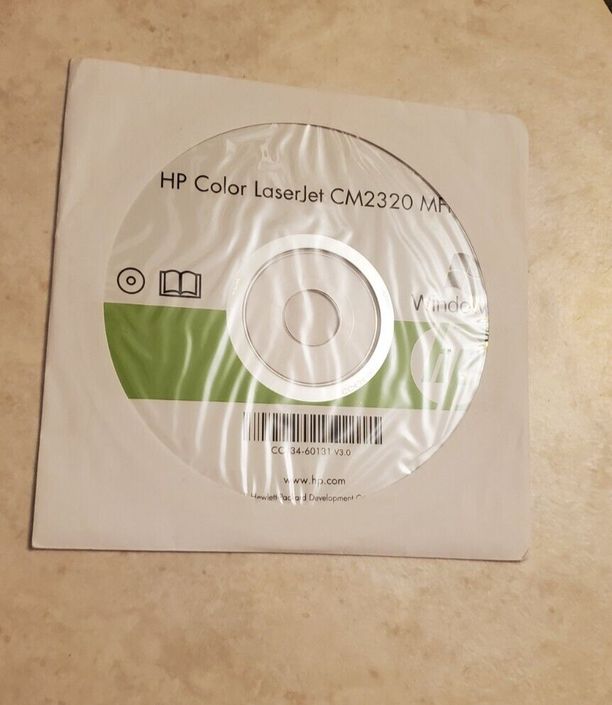 HP Color LaserJet CM2320 MFP software & drivers disk / CD
