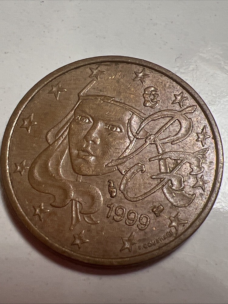 Rare 5 Cent Pre Euro 1999 Coin
