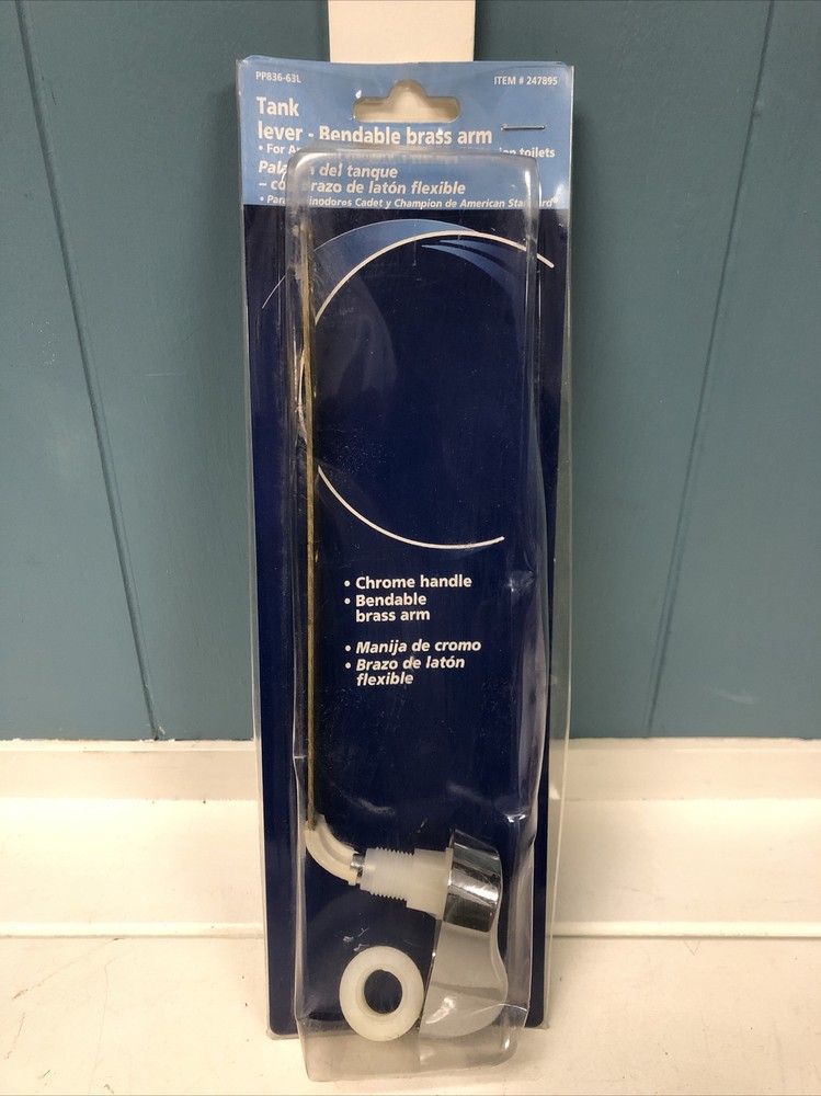 Plumb Pak Flush Lever Silver Chrome Plated Plastic For Universal