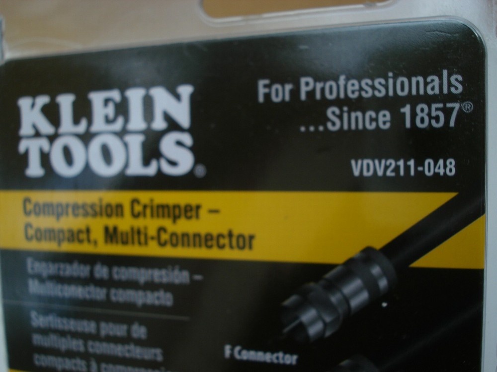 KLEIN TOOLS COMPRESSION CRIMPER VDV211-048