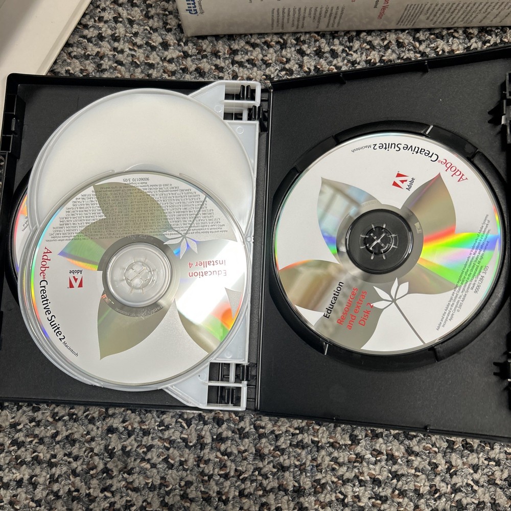 Adobe Creative Suite 2 CS2 Premium (Mac) - Full 6-Disc Set (with Serial Number)
