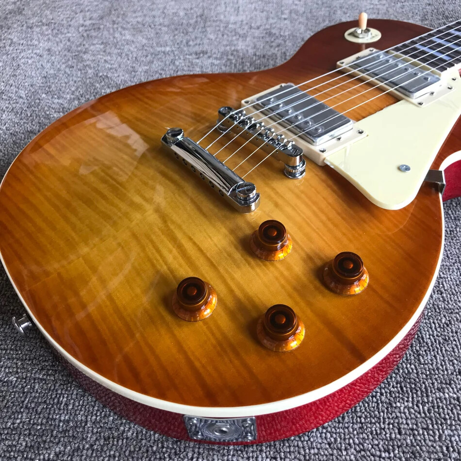 Professional LP standard high-quality electric guitar, chrome hardware 6-string