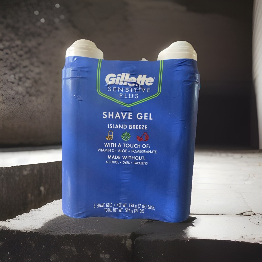 Gillette Shave Gel Island Breeze 3 Pack