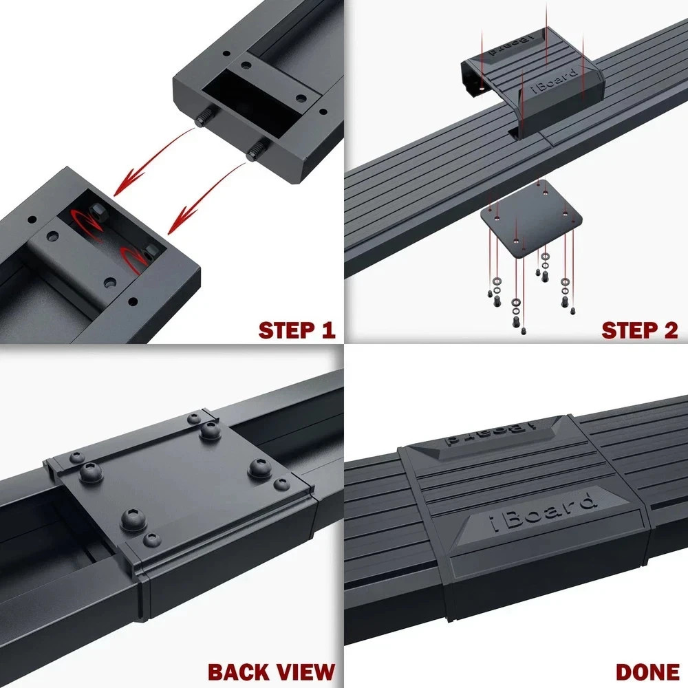 Running Boards Compatible with Dodge Sprinter 2007-2009 Full Size Van