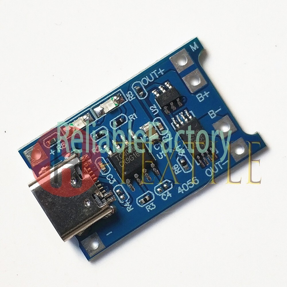5PCS TP4056 1A lithium battery charging board module TYPE-C USB interface combo