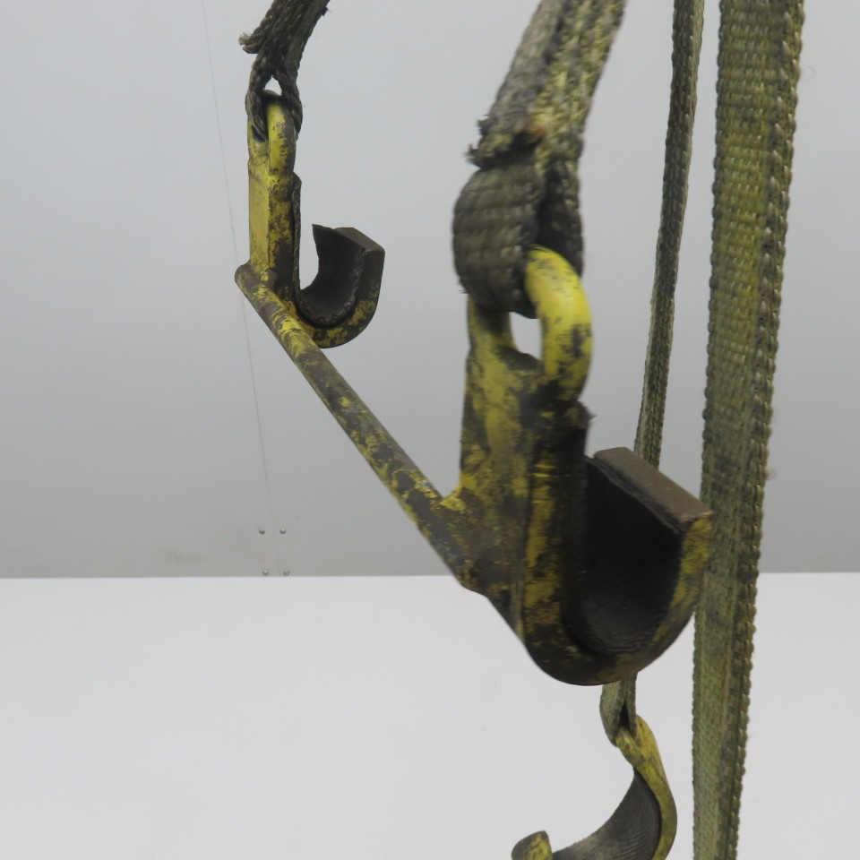 100Lbs Vertical Load Plate Offset Lifting Hook Strap 48"