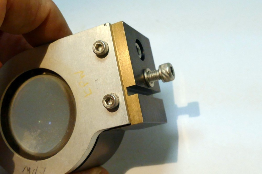 Microscope Optics Magnifier Accessory - Attachment 2" glass OD