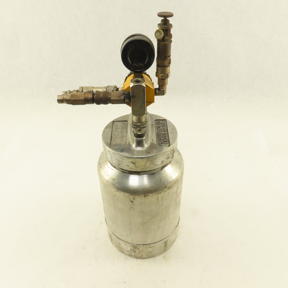 Stainless Steel Pressurized Solution Can Canister 2 Liter 50PSI MAX