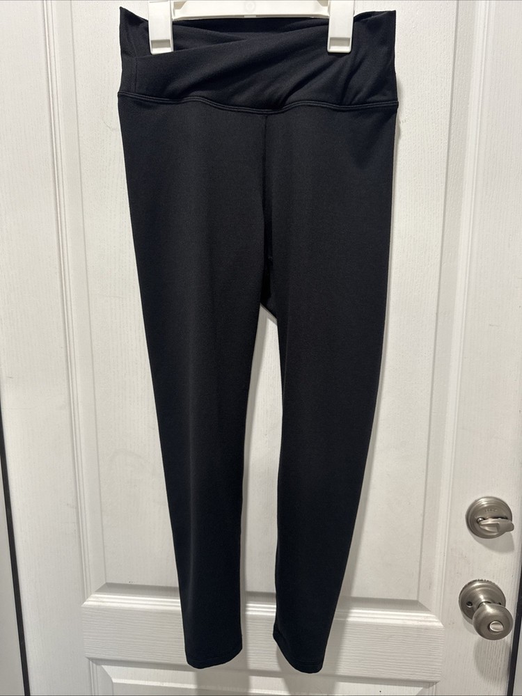 Old Navy CloudComfy Fleece Lined Leggings Black Size Medium