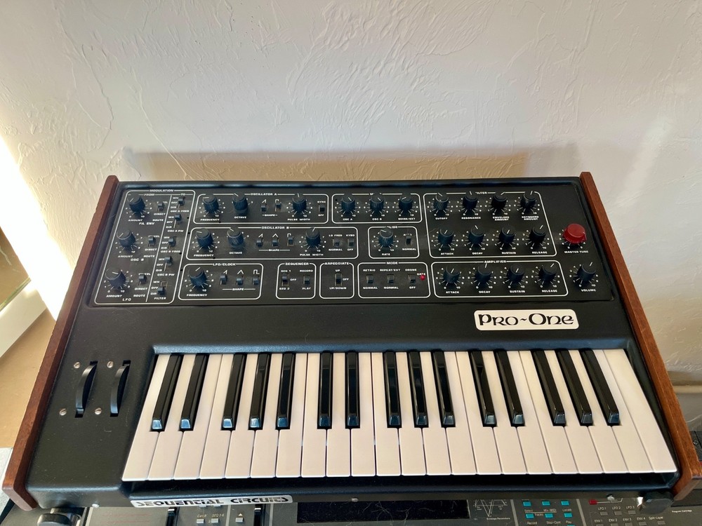 1982 Sequential Circuits Pro-One Vintage Monophonic Analog Synthesizer