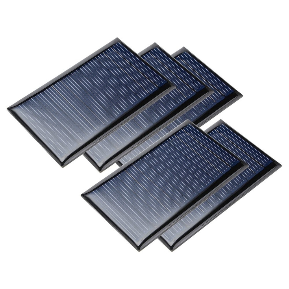 uxcell® 5Pcs 6V 60mA Poly Mini Solar Cell Panel Module DIY for Light
