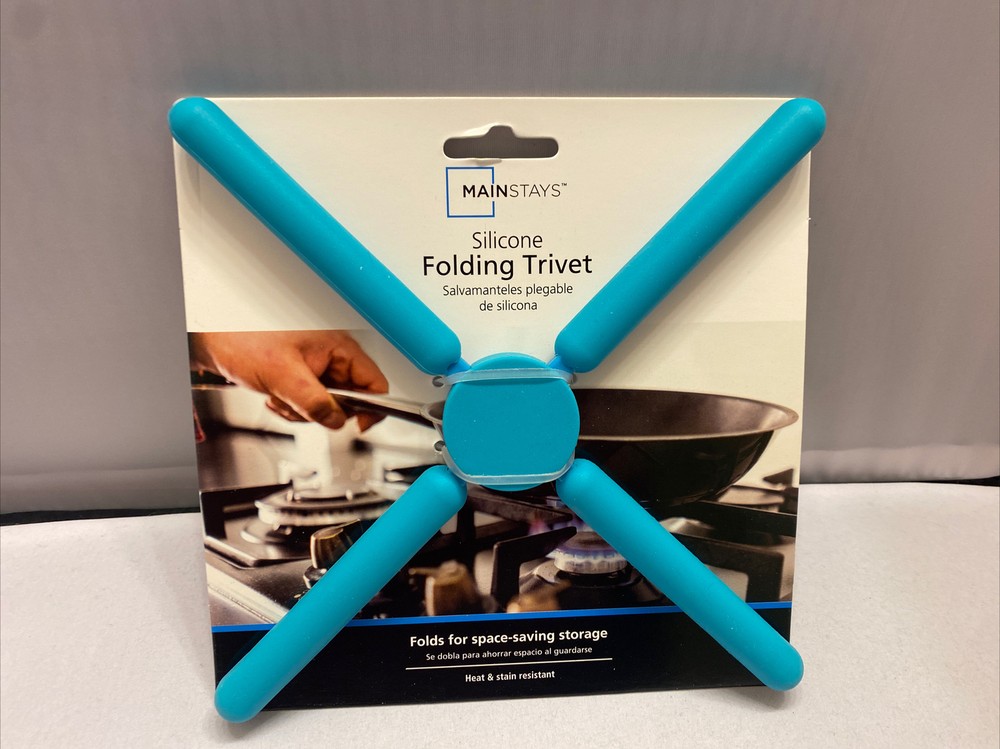 Folding Trivet Silicone  No Slip Space Saver
