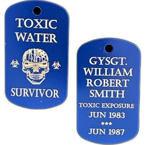 "Toxic Water Survivor" Dog Tags (Custom)
