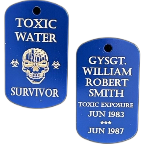 "Toxic Water Survivor" Dog Tags (Custom)